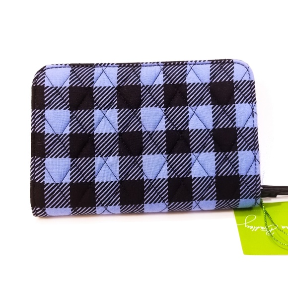 Vera Bradley Wristlet Wallet Clutch Alpine Check - Picture 3 of 5